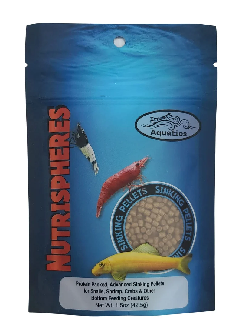 NutriSpheres Invert Aquatics – Alimentation qui coulent pour crevettes, escargots et crabes