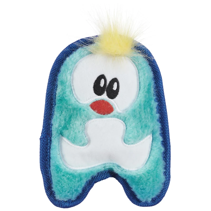 Outward Hound Durablez Minis – Jouet pour chien en peluche sans bourrage, Pingouin, 6,3 pouces
