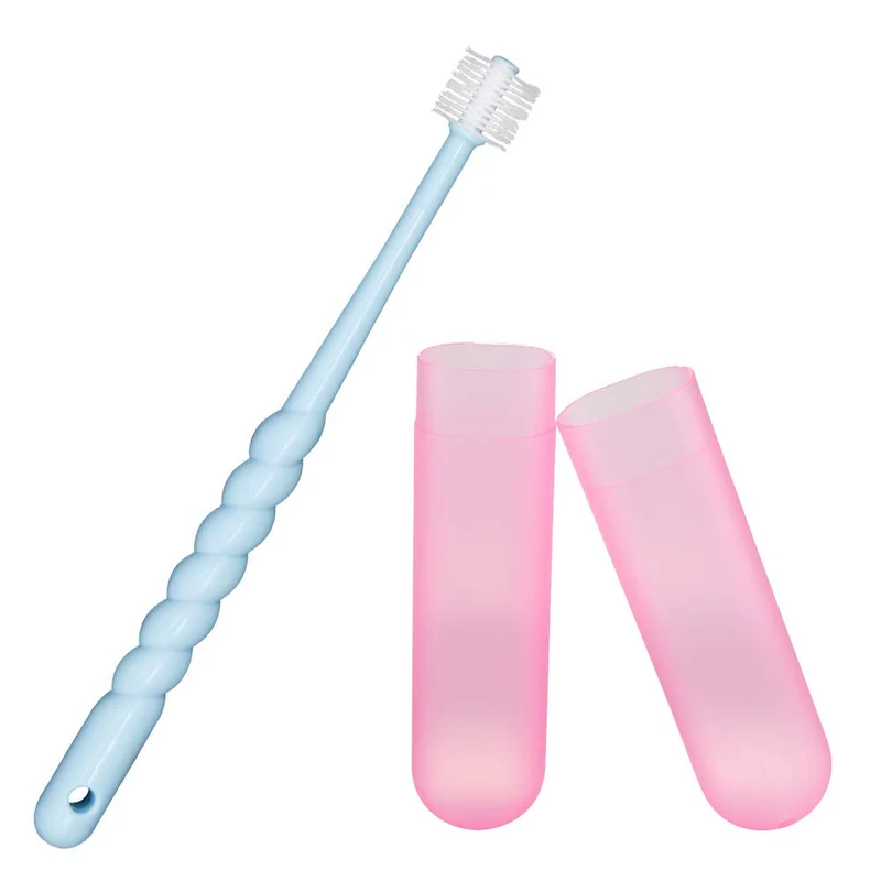 VTurboWay Brosse Dentaire 360° pour Chiot, Petit Chien et Chat – Poils Ultra-Doux