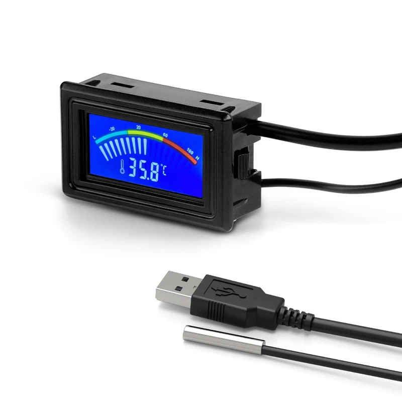 KEYNICE Thermomètre Numérique USB – Aquarium, Affichage LCD, ℃/℉
