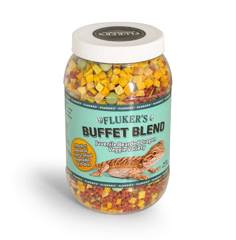 Fluker's – Régime végétal varié pour dragons barbus juvéniles – 5 oz
