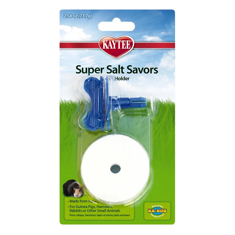 Kaytee Super Salt Savor – Sel Savoureux pour Lapins, Hamsters, Gerbilles et Autres Petits Animaux