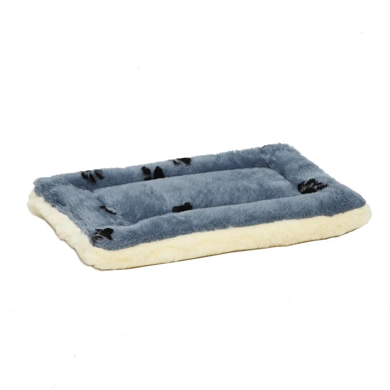 MidWest Homes for Pets XXS QuietTime – Coussin réversible pour chiens et chats, 18 pouces, bleu et crème
