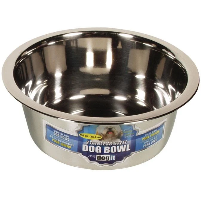 Dogit Stainless Steel Dog Bowls (S - XXL)