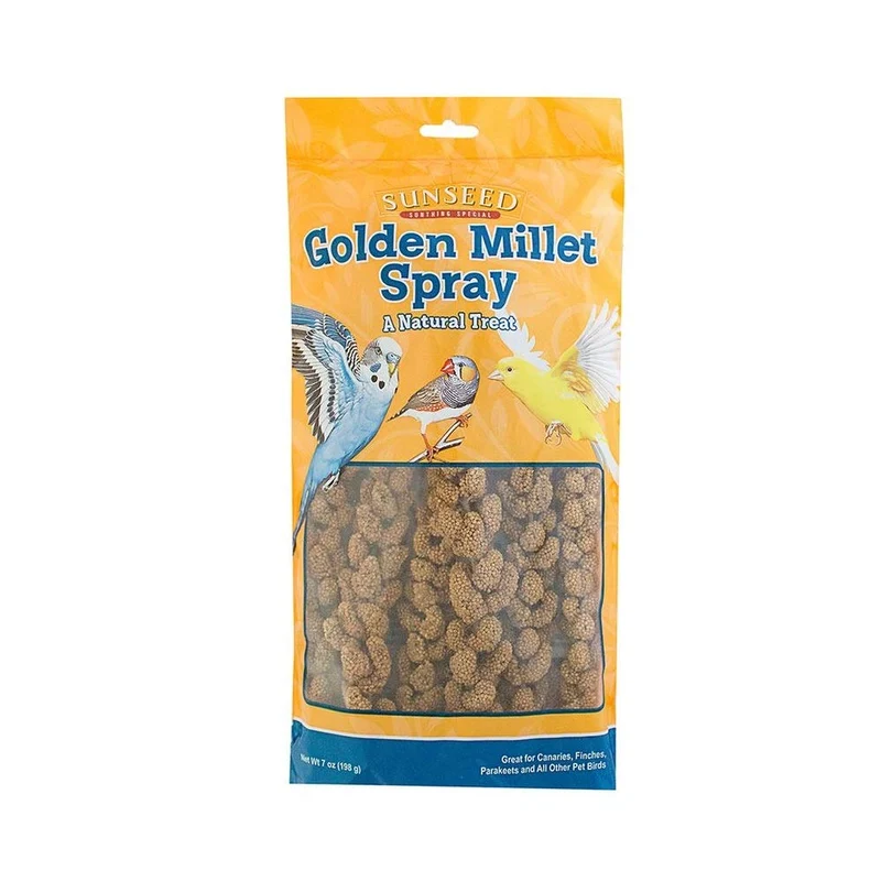Sunseed BSS10941 Friandises en Spray de Millet, 4 oz | Pour Perruches, Pinsons et Canaris