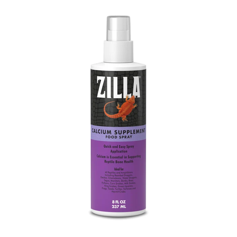 Zilla Calcium Spray – Supplément de Calcium en Spray 8 onces pour Reptiles et Amphibiens