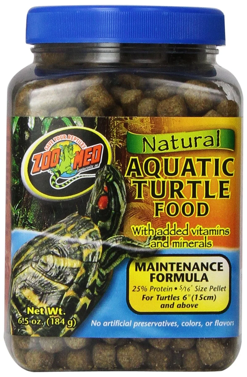 Zoo Med - Nourriture naturelle pour tortues aquatiques – Formule d'entretien, 6,5 oz