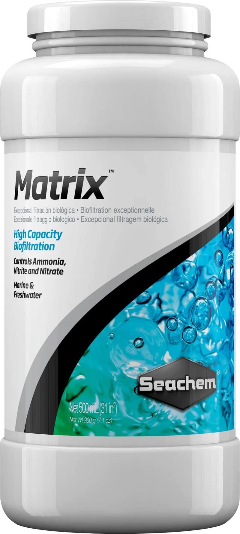 Matrix Seachem – Média de filtration biologique 500 mL