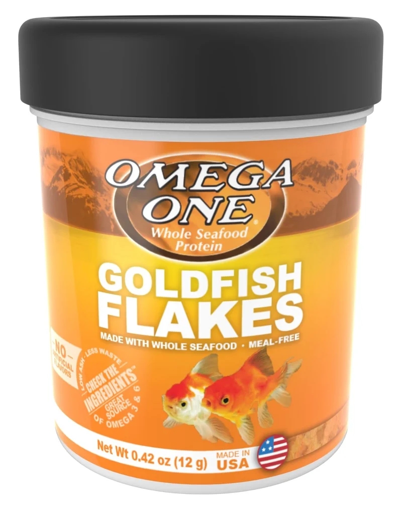 Omega One Flocons Poisson Rouge 0,42 oz – Digestion Douce et Couleur Optimisée