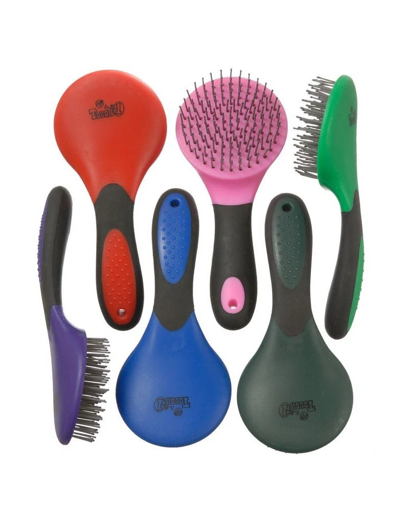 Brosse Tough1 pour Crinière et Queue – Poignée Ergonomique Bleu Royal