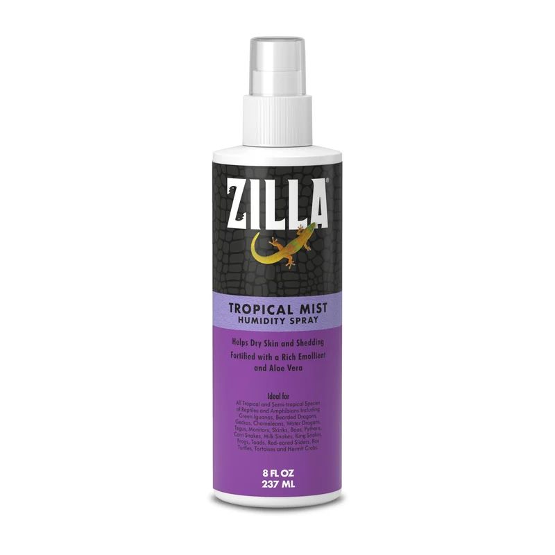 Zilla Tropical Mist Brume d'Humidité Tropicale — Aloe Vera pour Reptiles et Amphibiens