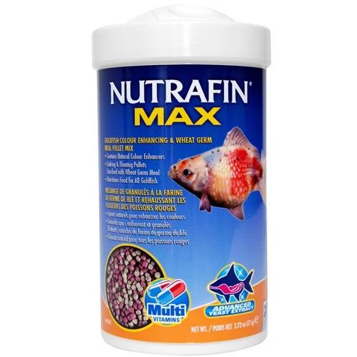 Nutrafin Max Goldfish Colour Enhancing & Wheat Germ Meal Pellet Mix