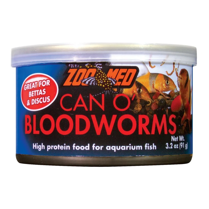 Zoo Med 78065 Vers de Vase en Conserve – Nourriture en boîte pour poissons, 3,2 oz