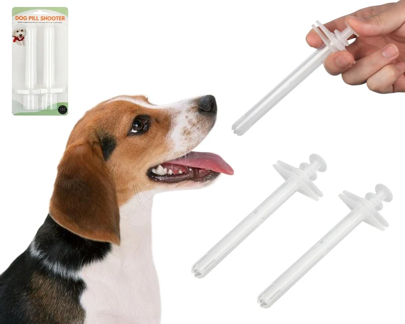 DS. DISTINCTIVE STYLE Distributeur de pilules pour chien – 2 pièces, jusqu’à 45 livres