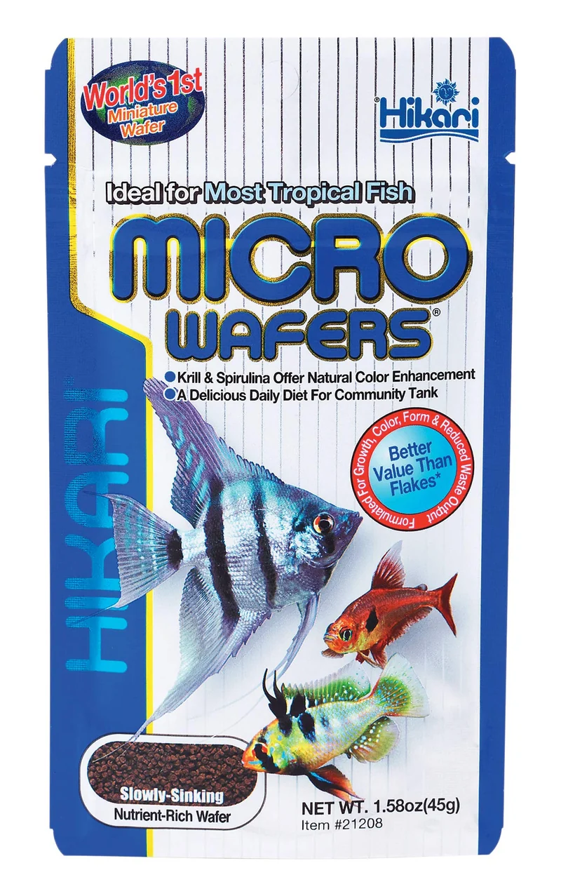 Hikari Pastilles Micro – Nourriture pour poissons, 45 g | Croissance équilibrée et couleur vive