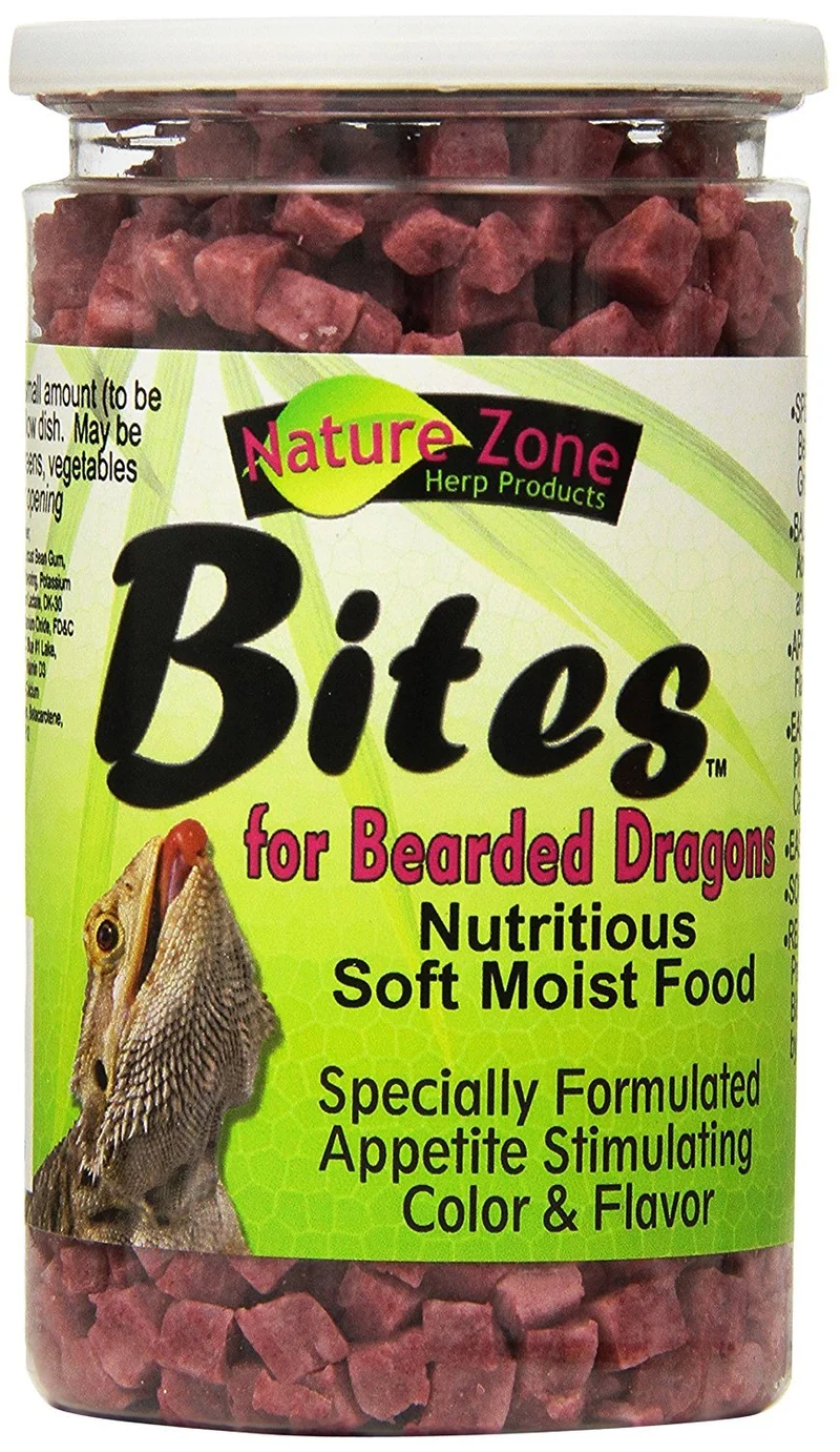 Nature Zone Bouchées Dragon Barbu – Aliments Mou Prêts à Manger, 9 onces