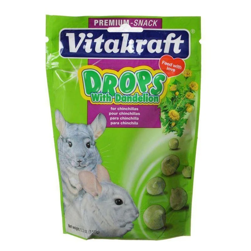 Vitakraft Chinchilla Drops 150 g – Pissenlit