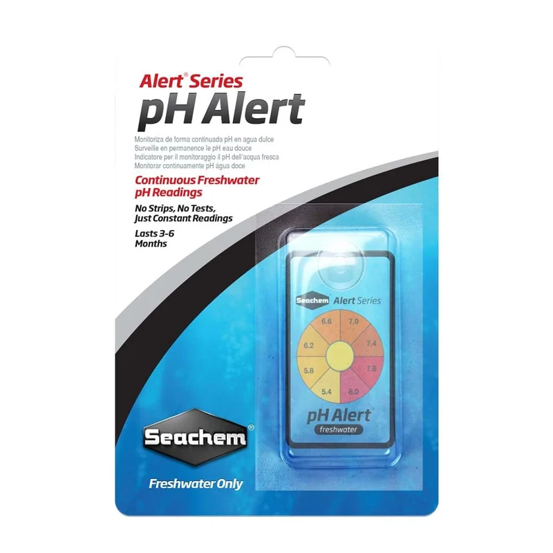 Seachem Ph Alert pour eau douce — Surveillance du pH en continu sans tests