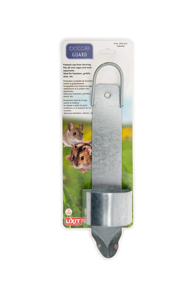 Lixit Garde-bouteille anti-mâchonnage pour cage et aquarium – 8 oz