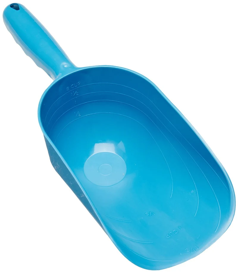 Van Ness - Cuillère doseuse pour nourriture d'animaux, capacité 2 tasses, bleue