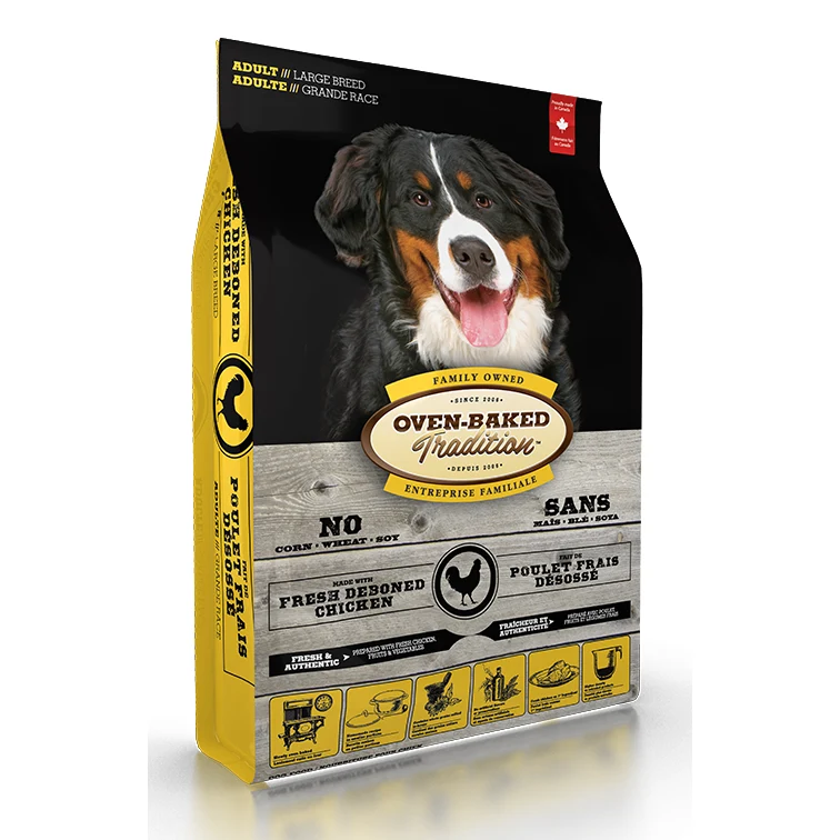 Oven Baked Tradition Adult Chicken Dog Food (Large Breed, 25lbs)