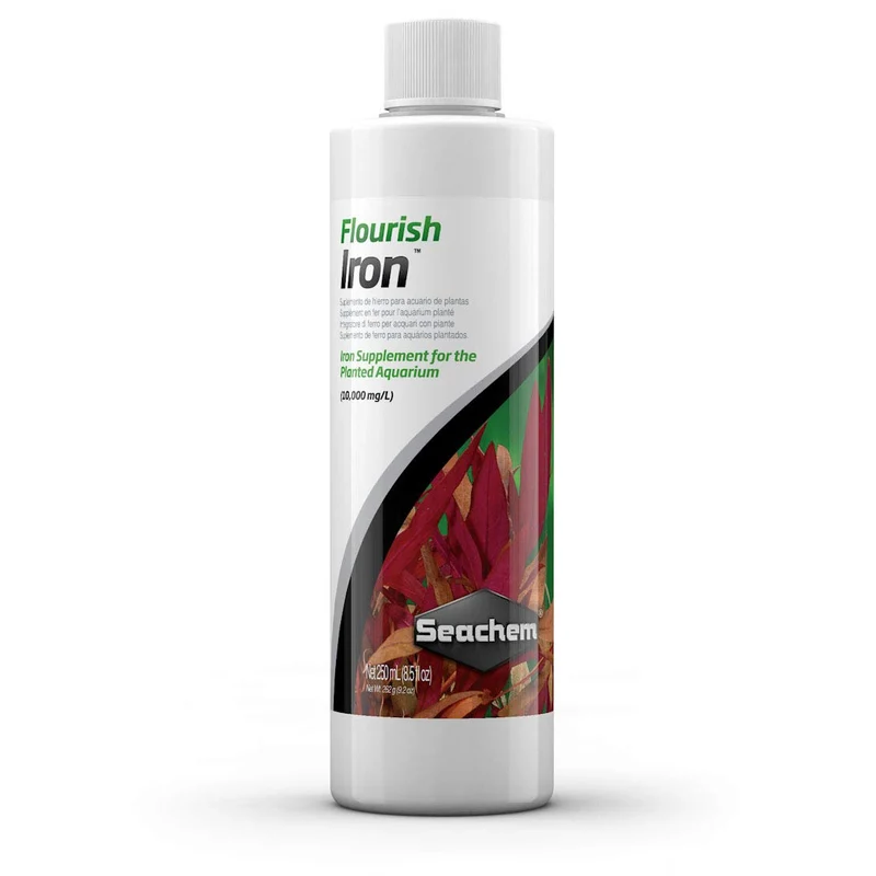 Seachem Flourish Iron – Fer ferreux, 100 mL pour plantes d’aquarium