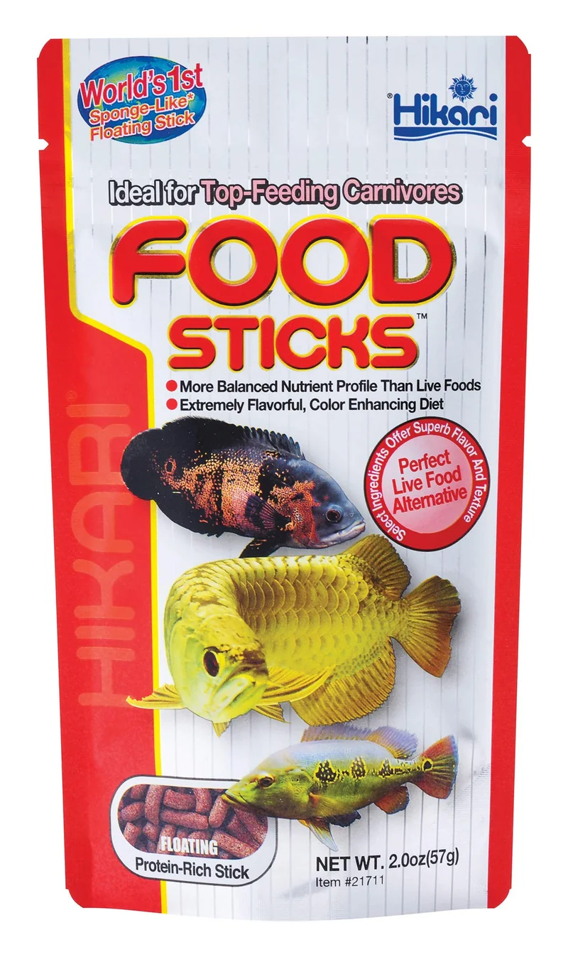 Hikari AHK21711 Bâtonnets Carnivores Tropicaux 2 oz – Nourriture pour Poissons Carnivores