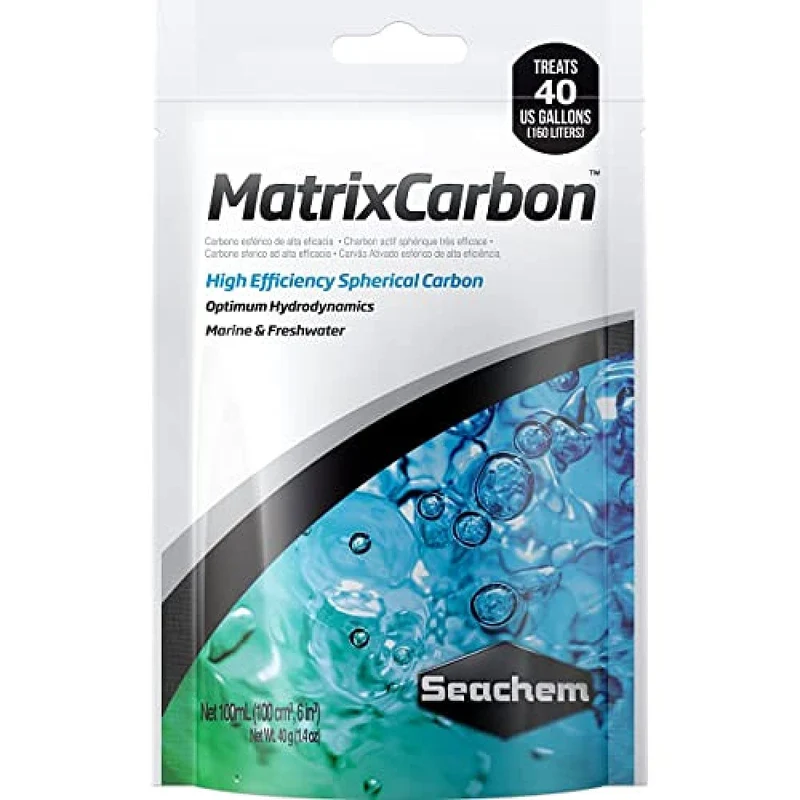 Seachem Matrix Carbon 100ml – Charbon actif haute performance pour aquarium