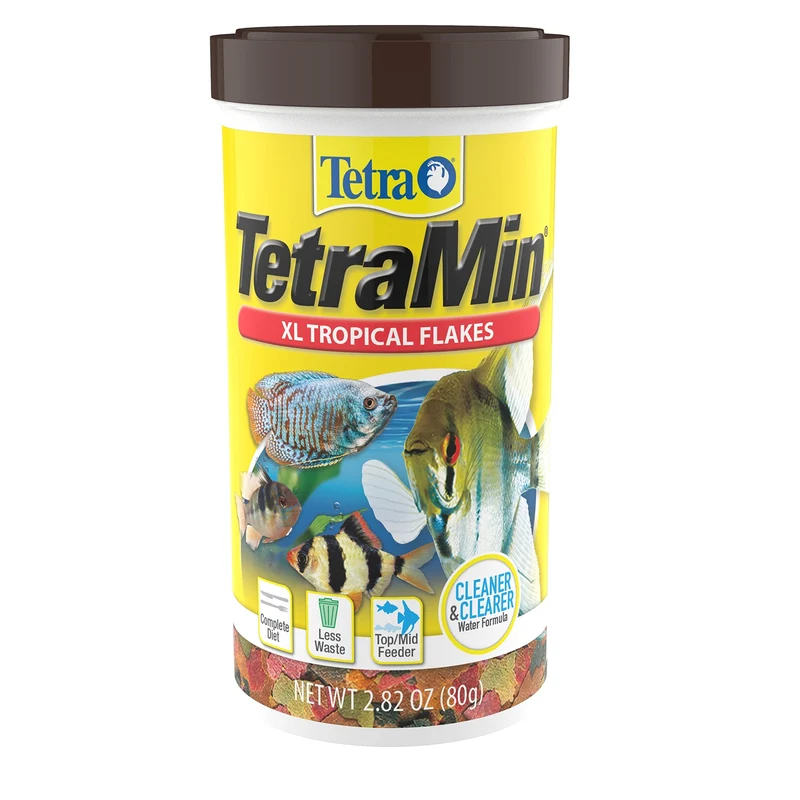 TetraMin XL Flocons Tropicaux – Nourriture Complète pour Grands Poissons, 2,82 oz | Tetra