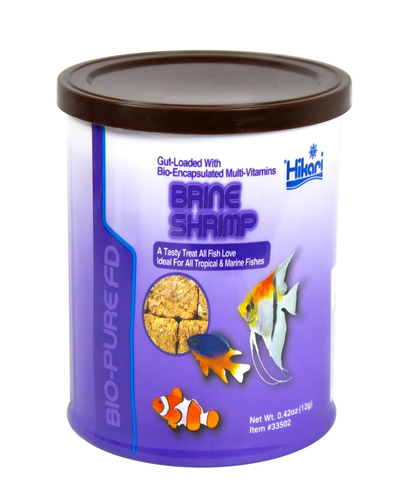 Hikari Bio-Pure: Crevettes de Brine Lyophilisées pour Poissons — 0,42 oz