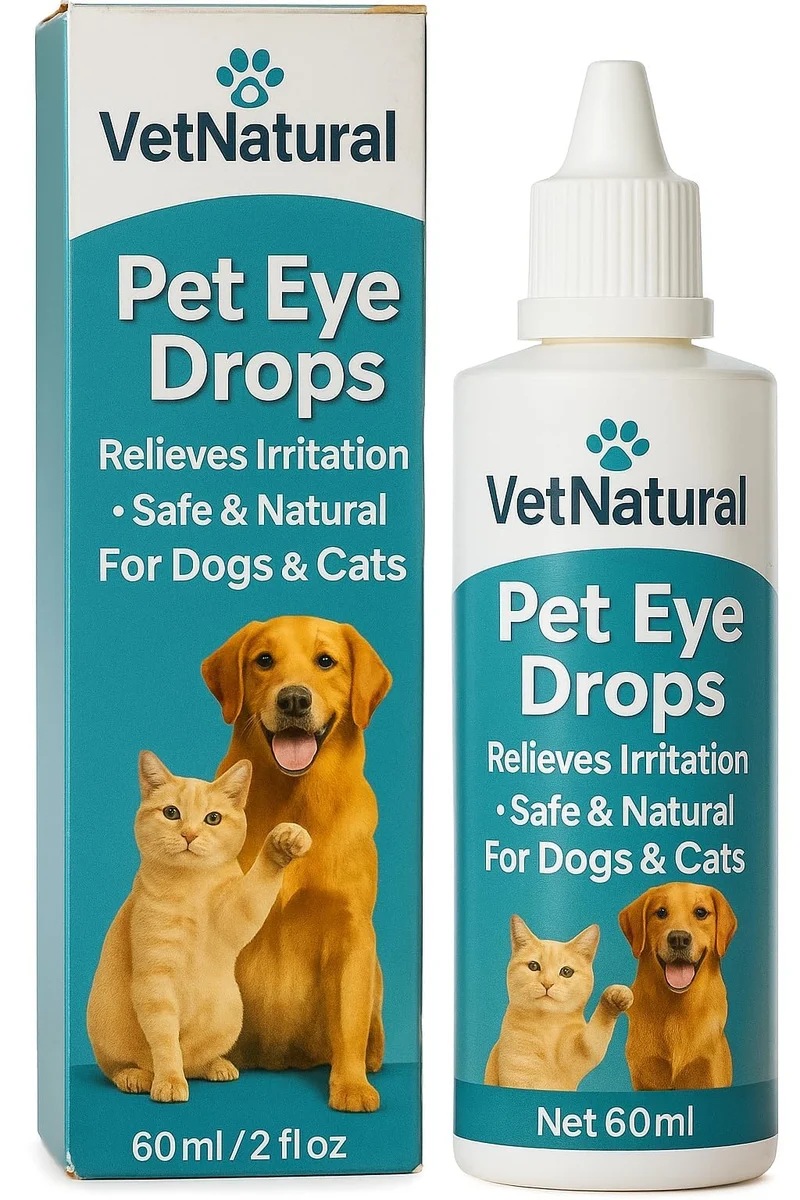 SINCE 1871 GÜLLÜOĞLU - Gouttes et lavage oculaire 60ml pour chiens et chats – Soulagement doux des irritations et démangeaisons – Formule naturelle