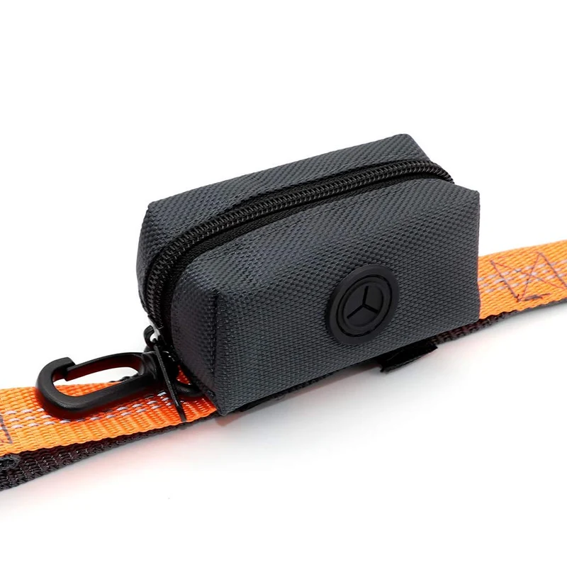 SLSON Distributeur de Sacs Poubelle pour Chien – Pochette Zippee Portable, Attache Laisse Legere