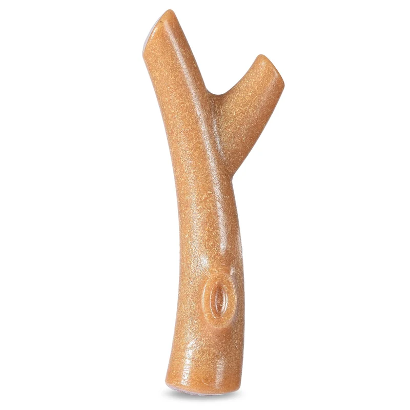 Arm & Hammer Barkies Écorce d'Arbre 7'' — Jouet à Mâcher Bois Saveur Poulet, Sans Échardes, Durable