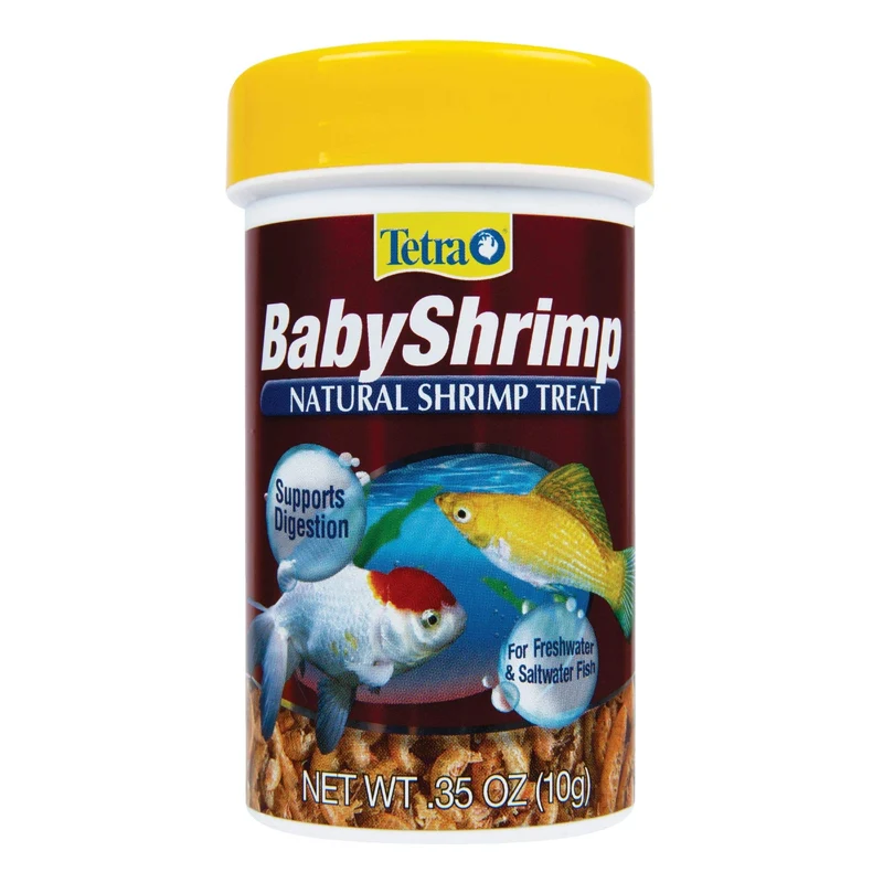 Tetra BabyShrimp 0,35 oz – Friandise naturelle pour poissons d’aquarium