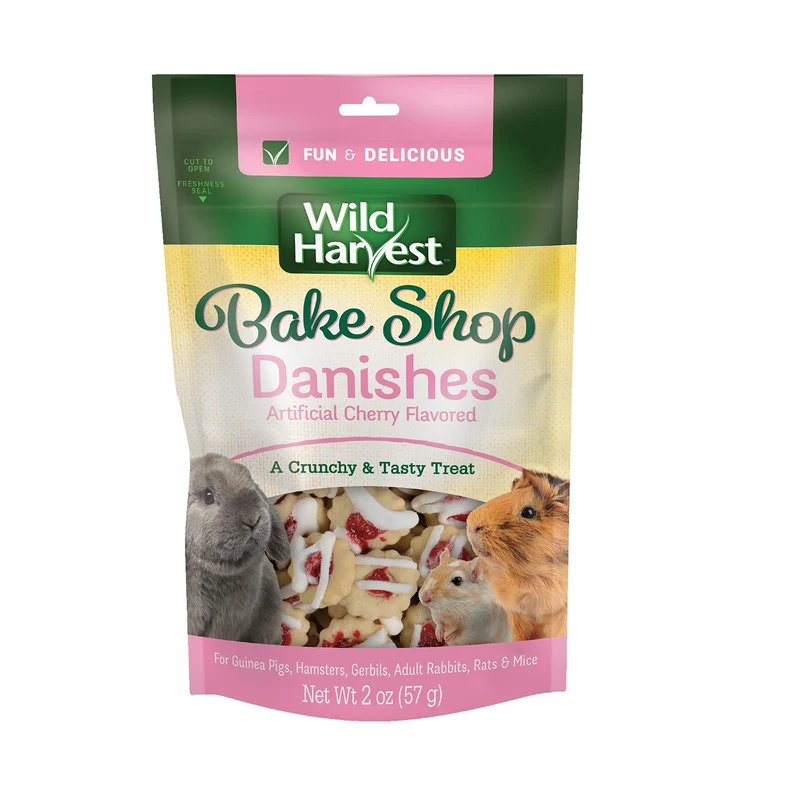 Wild Harvest Bake Shop Danishes Cerise Artificielle – Friandise pour Petits Animaux