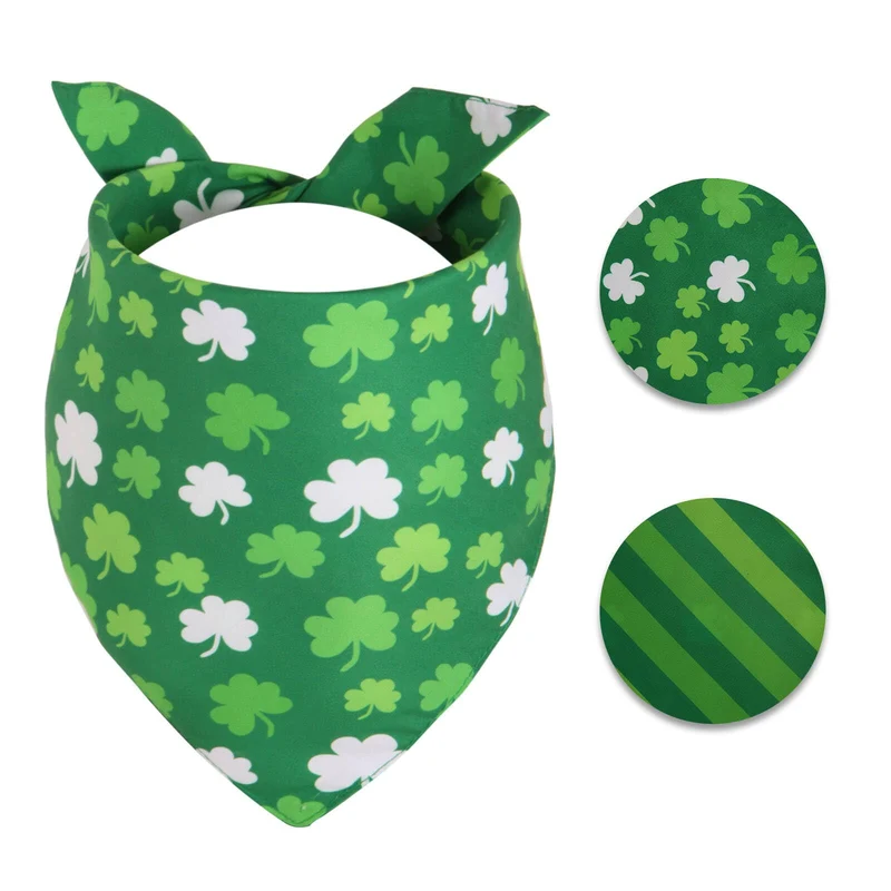 Gofshy Bandana Chien et Chat Printemps Réversible (1 lot) – Accessoire léger et durable