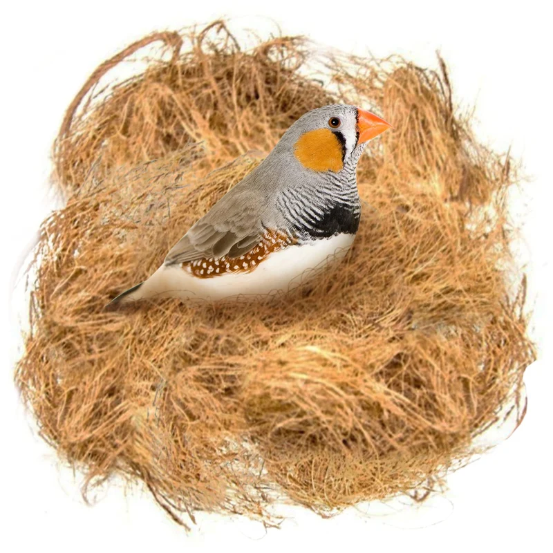 SunGrow Fibre de Coco pour Oiseaux – Matériau de Nid et Litière, 3 oz