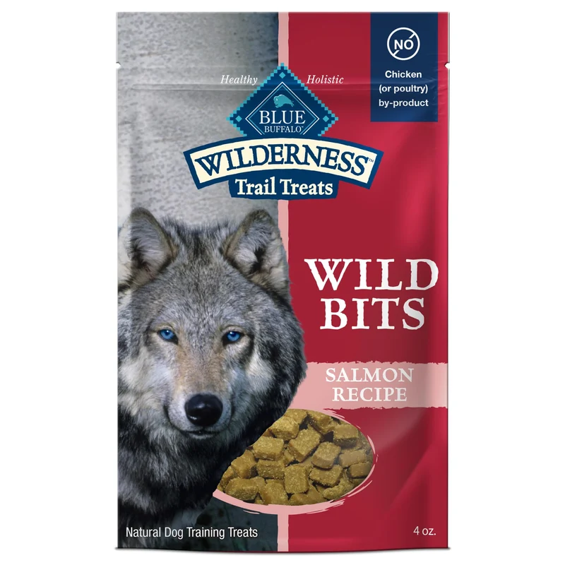 Blue Buffalo Wilderness Wild Bits – Friandises molles au saumon sans céréales, 4 oz