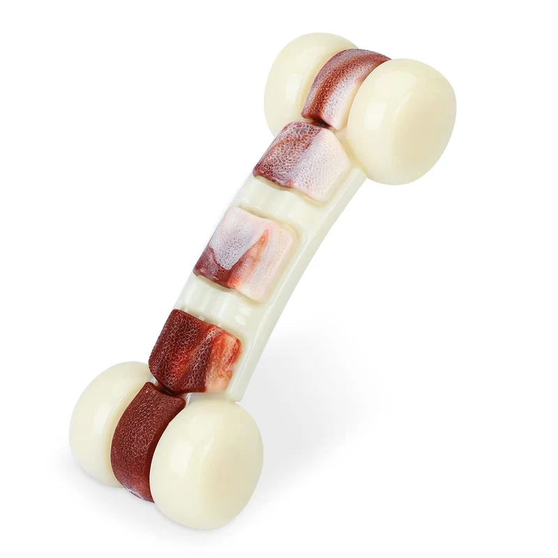 Tikaton Hammerbone – Jouet à mâcher durable pour chiens agressifs (arôme bœuf, taille moyenne)