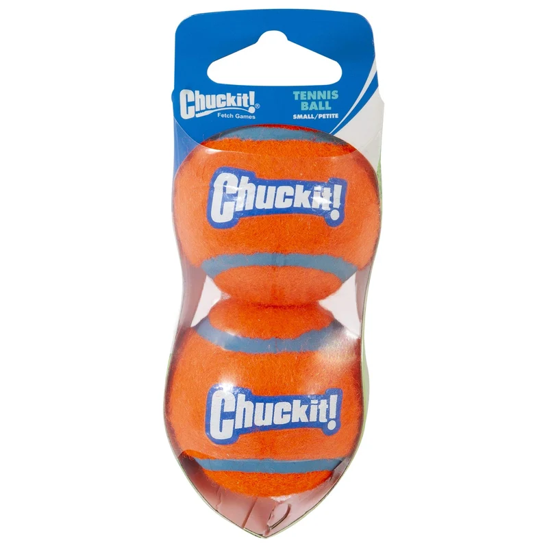Chuckit! Balle Tennis pour Chien Petit – Diamètre 2 pouces – Lot de 2