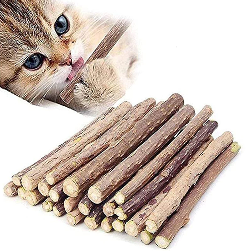 Ueerdand – 10 bâtons chat organiques en Matatabi pour jouets à mâcher et stimulation buccale