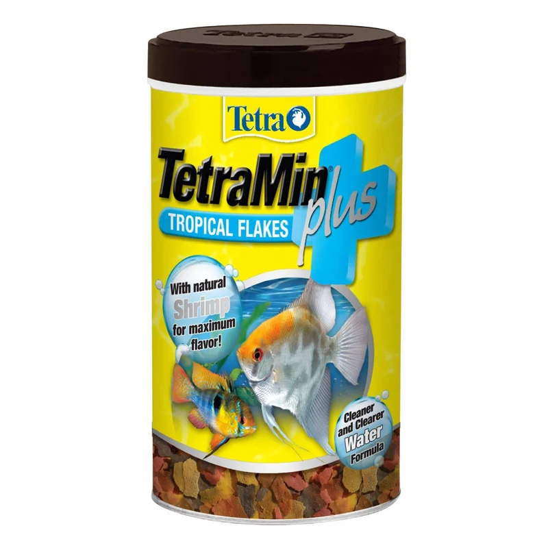 TetraMin Plus Flocons Tropicaux – Eau Plus Claire et Couleurs Plus Vives – 1 once