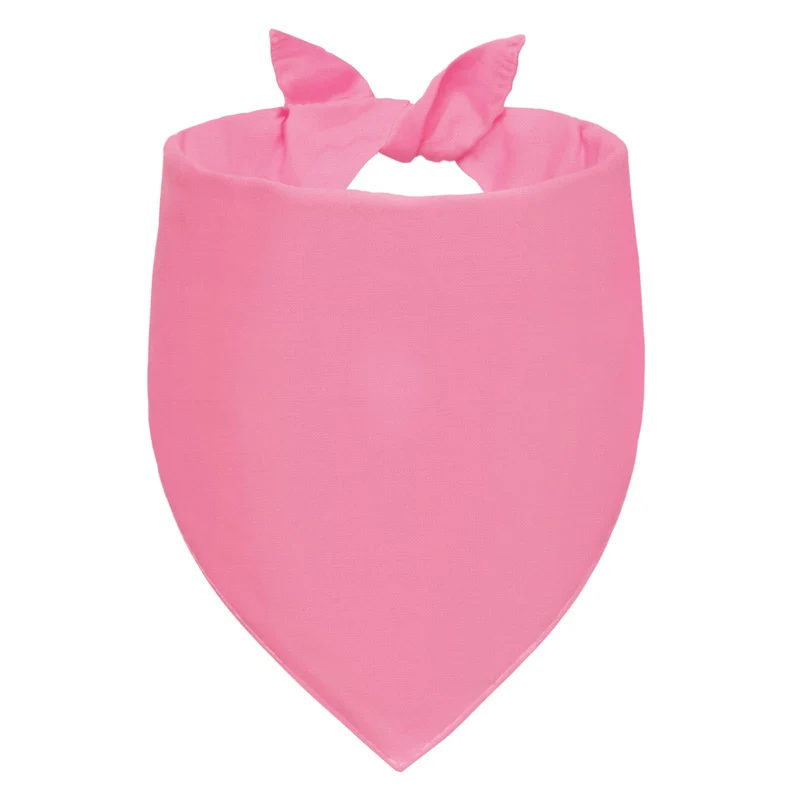 Agroon Bandana Chien Rose XL – Bandana DIY en Coton Triangulaire Réversible