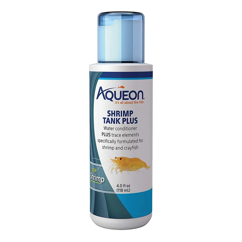 Aqueon Shrimp Tank Plus – Conditionneur d’eau pour crevettes d’eau douce, 4 oz