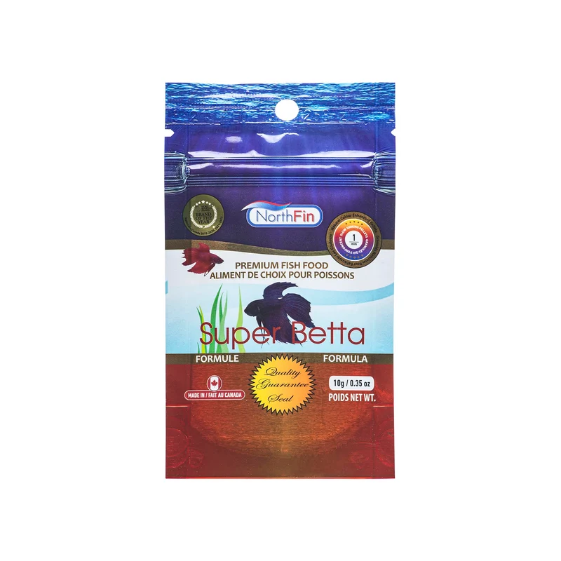 Northfin Super Betta – Boulettes Flottantes 1 mm pour Betta splendens, Couleur et Digestion