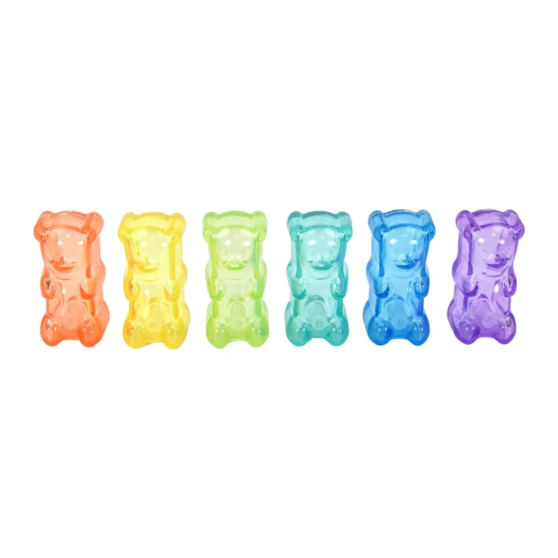 Gnawsome Gummy Bear Siffleur – Petit 3 pouces | Jouet pour chien TPR