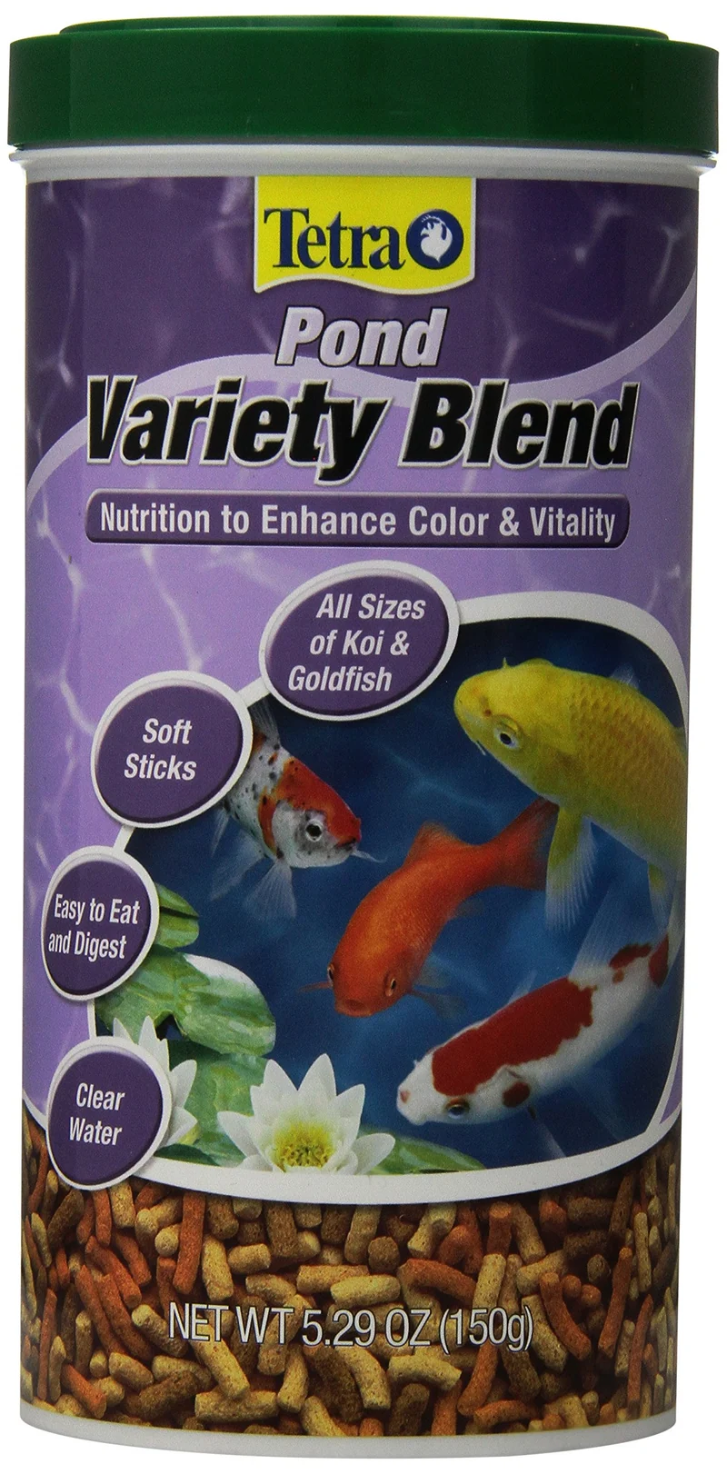 Tetra Pond 16455 Alimentation Variée pour Koï et Poissons Rouges – 150 g / 1 L