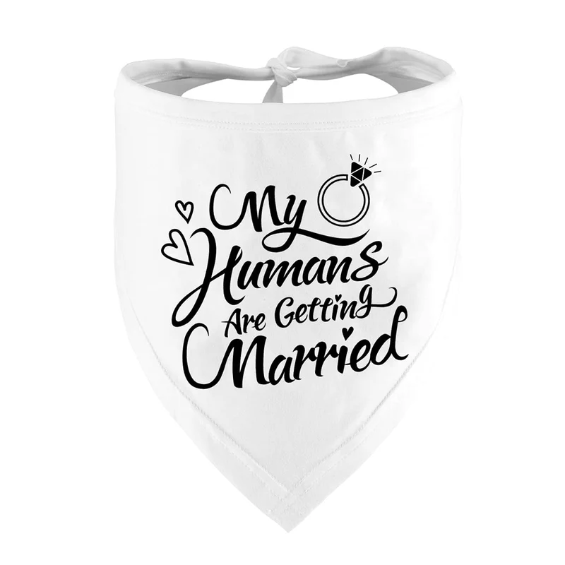 Dzmodz – Écharpe d’engagement pour chien noir | Cadeau mariage et accessoire photo