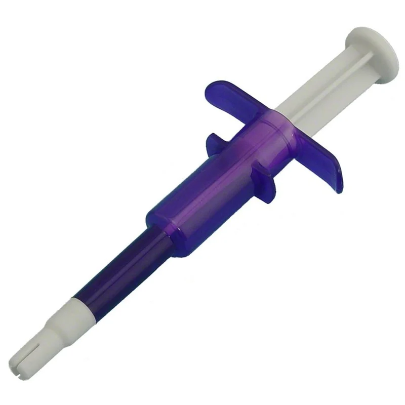 Lixit – Outil sûr d’administration de pilules avec embout doux (violet, 1 pack) pour chats, chiens et autres animaux