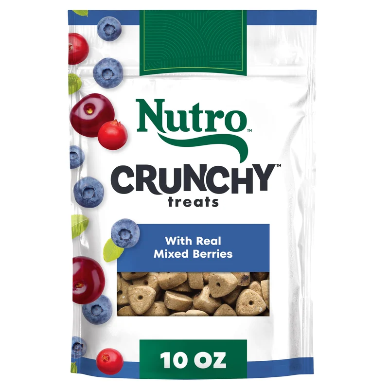 Nutro Friandises Croquantes pour Chien – Baies Mélangées, Entraînement, 10 oz
